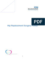 Hip Replacement Surgery Policy