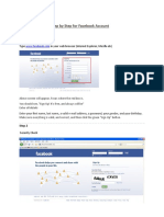 Step by Step For Facebook Account