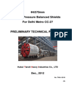Φ6570mm Earth Pressure Balanced Shields For Delhi Metro CC-27
