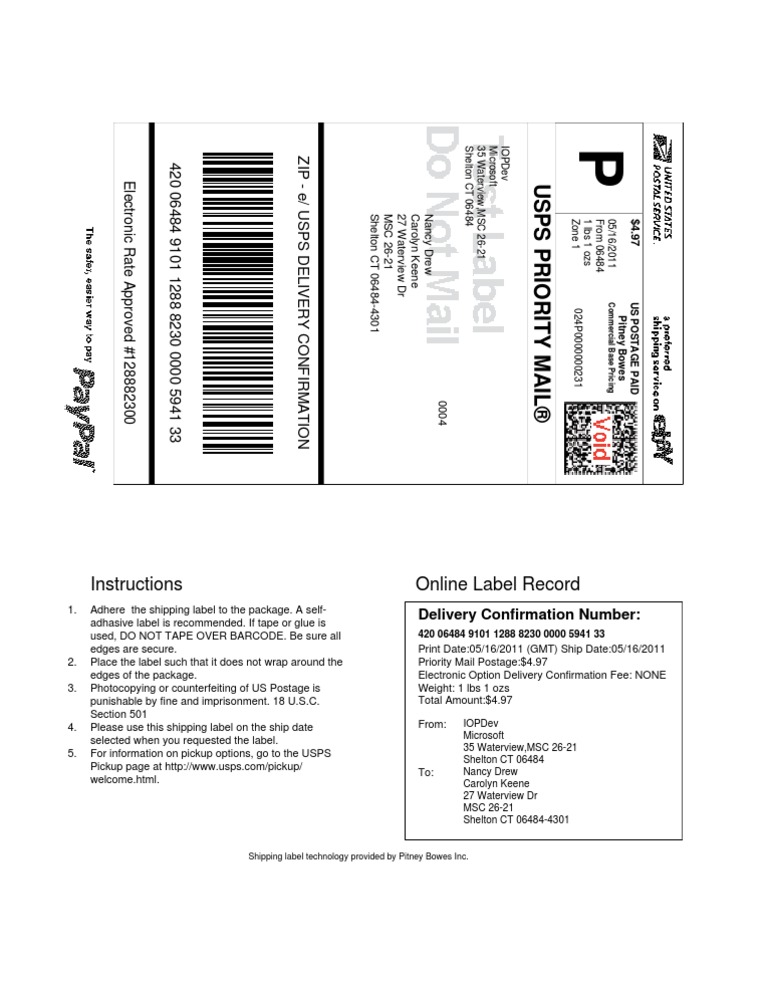 F | PDF | United States Postal Service | Mail