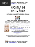 APOSTILA DE MATEMÁTICA - 183 PÁGINAS,novo