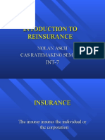 Introduction to Reinsurance Functions and Pricing