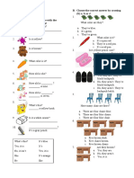 ESL Final Test Term 1 2021 2022 Grade 1