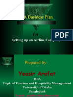 A Business Plan: Setting Up An Airline Company