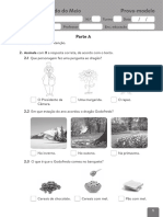 Português e Estudo Do Meio Prova-Modelo: Parte A