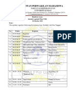 Rundown Acara Sekolah Legislatif FKP UNRI Day 1