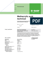 Technical Information on Methacrylic Acid