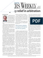 Emergency Relief in Arbitration: While Emergency Arbitration Proceedings Are Still Relatively New, Their Use Is Growing