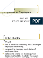 Engineers As Employees: IENG 355 Ethics in Engineering