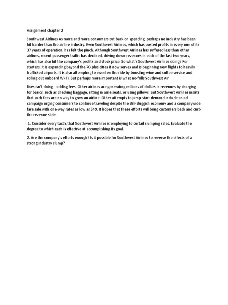 Assignment - Chapter 2 | PDF