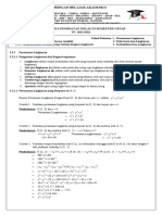 Matematika Peminatan - Persamaan Lingkaran - Kelas Xi Semester Geenap Tp. 2021-2022-1