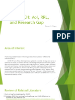 Research: Aoi, RRL, and Research Gap: Benraof K. Pingay