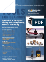 Specialists in Aerospace Tooling For Bearing Staking, Removal and Testing