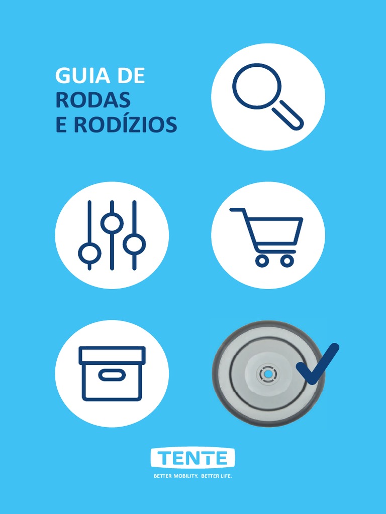 Tente Sa Guia de Rodas e Rodizios | PDF | Poliuretano | Parafuso