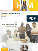 SAP SuccessFactors Employee Central High-Level Solution Overview