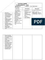 Planejamento Física 2022 - 2º Ano