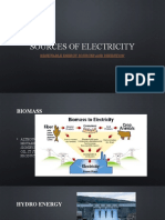 Sources of Electricity: Renewable Energy Sources and Definition