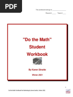 Do The Math Workbook