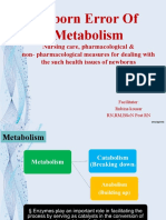 Inborn Error of Metabolism