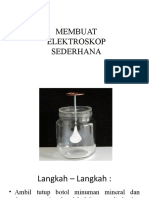 Membuat Elektroskop Sederhana