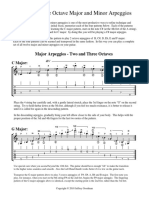 Two and Three Octave Major and Minor Arpeggios