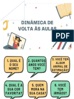 Dinâmica para A Sala de Aula - Autoconhecimento - Simples