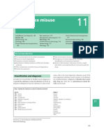 Substance M Isuse: Classifi Cation and D Iagnosis