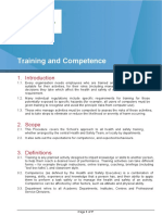 Training and Competence Procedure: Page 1 of 7