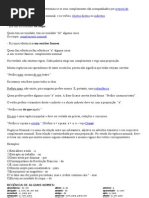 Regencia Verbal e Nominal