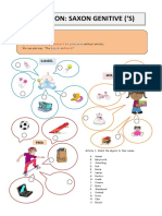 Possession Saxon Genitive S 41798