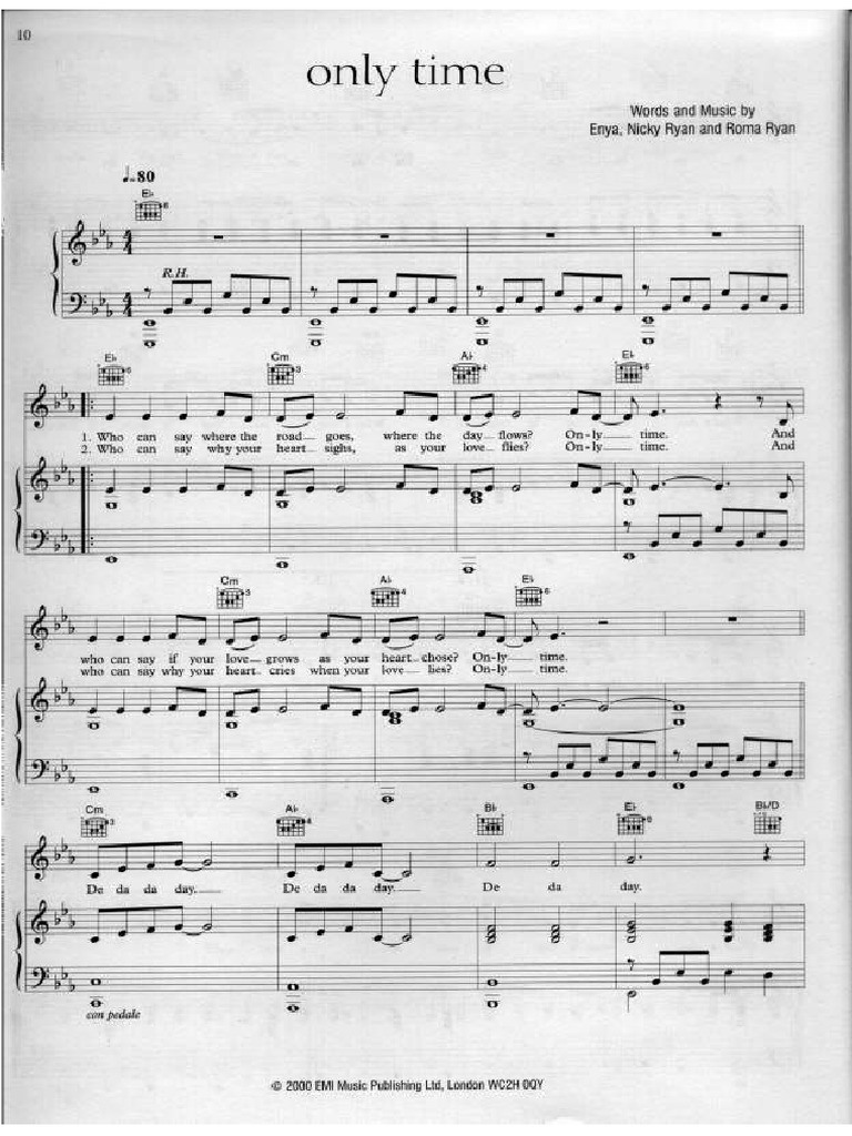 Enya OnlyTime PDF