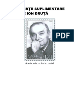 Informații Suplimentare Despre Ion Druță