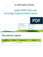 2G Network Coverage Improvement Report For Yoale Woreda