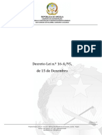 Decreto-lei n.o 16 a 95 Normas e Procedimentos Da Actividade Administrativa