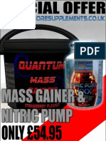 W W W .Innercoresupplem Ents - Co.Uk: Mass Gainer & Nitric Pump