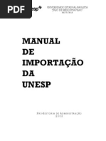 Manual Importação