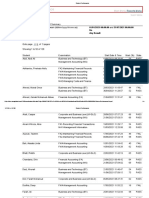 Student exam performance report