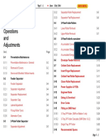 Section 3: Service Operations and Adjustments
