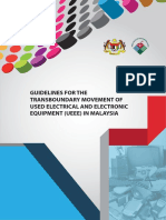 Guidelines For The Transboundary Movement of Used Electrical and Electronic Equipment (Ueee) in Malaysia