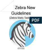 Updated Zebra New Guidelines for Traffic Signs, Signals, Beacons, Barriers and Guides