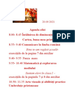 Agenda Zilei 21..09