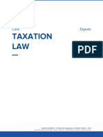 Case Digests Taxation Law