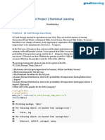 Sample Solution - Statistical - Learnng Mini Project