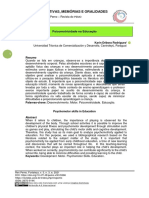 RODRIGUES - Psicomotricidade Na Educação