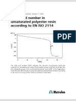 Total Acid Number in Unsaturated Polyester Resin According To EN ISO 2114