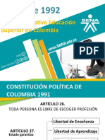 Ley 30 de 1992 Educación Superior Colombia