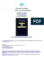 Tutorials on Homoeopathy Donald Foubister.03005 1Contents (1)