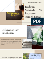 Defamation Case The Final