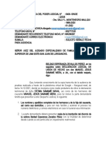 Solicitud de pruebas y documentos en proceso de declaración judicial de unión de hecho