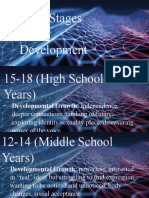 Ages/Stages of Development: Abstract Slide 1